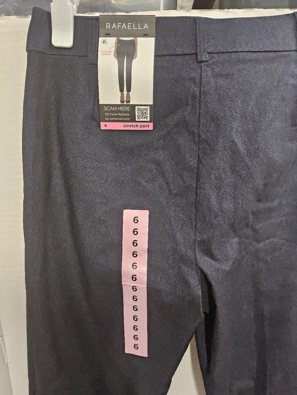 NWOT Rafaella Size 6 Navy Stretch Dress Pants - Picture 5 of 6